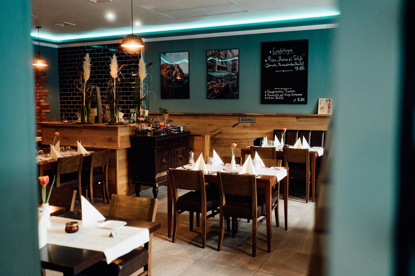 Via Gusto – Elegantes Restaurantambiente